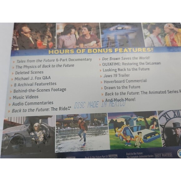Back to the Future: The Complete Adventures New DVD Book Bonus Discs SEALED - Picture 8 of 8